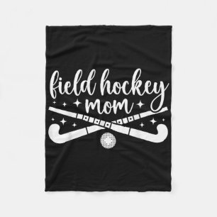 Hockeymoeder veldhockey speler Moeder veldhockey Fleece Deken
