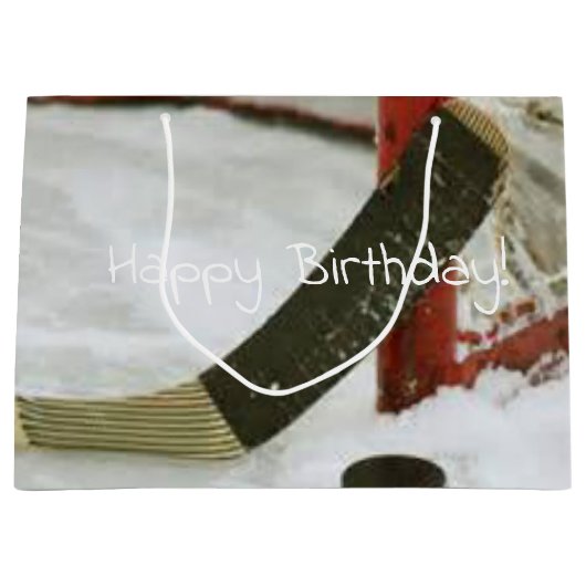 hockeynetdoelstelling groot cadeauzakje (Voorkant)