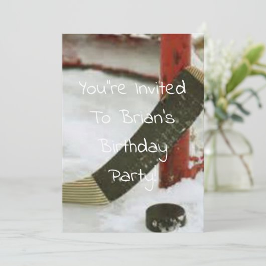 hockeynetdoelstelling kaart (Staand voorkant)