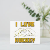 hockeyontwerp briefkaart (Staand voorkant)