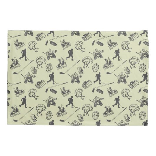  hockeypatroon kussensloop (Achterkant-Links)