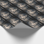  hockeypatroon schaats cadeaupapier (Hoek)