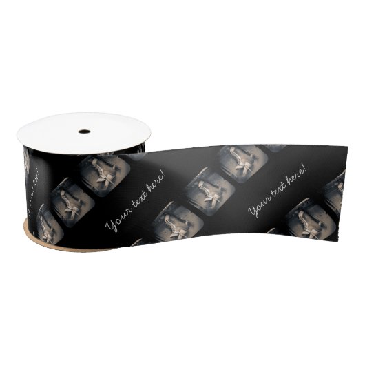  hockeypatroon schaats satijnen lint (Spoel)