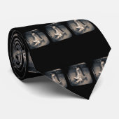  hockeypatroon schaats stropdas (Opgerold)