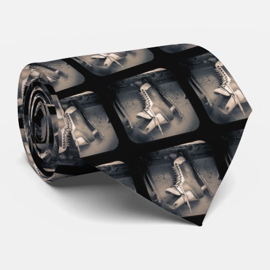  hockeypatroon schaats stropdas (Opgerold)