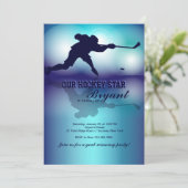 Hockey's My Game Uitnodiging (Staand voorkant)