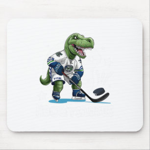 Hockeysaurus Grappige Dinosaur Hockey Kinderen Hoc Muismat