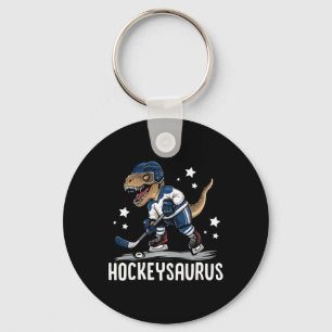 Hockeysaurus Grappige Dinosaur Hockey Kinderen Hoc Sleutelhanger