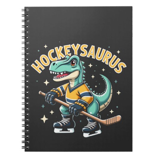 Hockeysaurus ijshockey dinosaurus liefhebbers notitieboek (Voorkant)