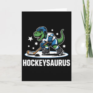 Hockeysaurus T-rex Hockey Dinosaur _1 Kaart