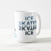 Hockeyschaatser met statkaarten - Mokken (Voorkant rechts)