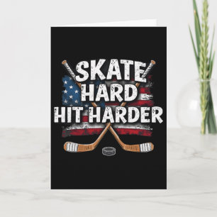 Hockeyshirt Hockeyjongen Cadeaus IJshockeytrui Kaart