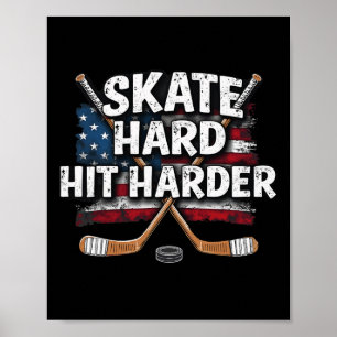 Hockeyshirt Hockeyjongen Cadeaus Spullen IJshockey Poster
