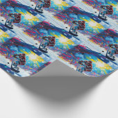 Hockeyspeler bij Goal Cadeaupapier (Hoek)