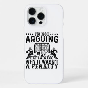 Hockeyspeler die cadeau bespreekt Grappige hockey iPhone 16 Pro Max Hoesje