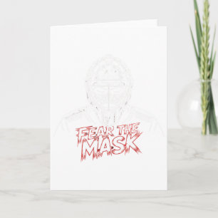 Hockeyspeler Halloween Strafbox Hockey Doelman Kaart