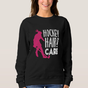 Hockeyspeler Hockey Haar Doet Er Niet Toe Trui