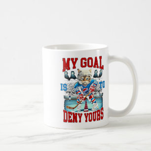 Hockeyspeler Hockey Kat Liefhebber Mijn Doel Is Om Koffiemok