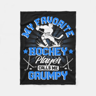 Hockeyspeler Ijs Mijn favoriete hockeyspeler noemt Fleece Deken