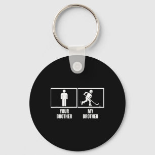 Hockeyspeler Jouw Broer Mijn Broer Grappig Ijs Ho Sleutelhanger