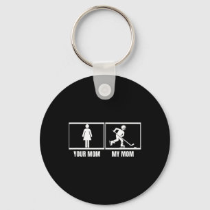 Hockeyspeler jouw moeder mijn moeder dochter zoon  sleutelhanger