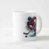 Hockeyspeler Jumbo Grote Koffiekop (Voorkant rechts)