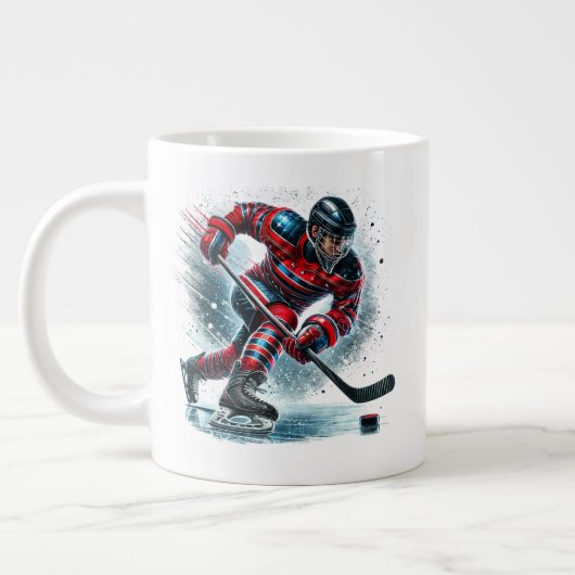 Hockeyspeler Jumbo Grote Koffiekop (Links)