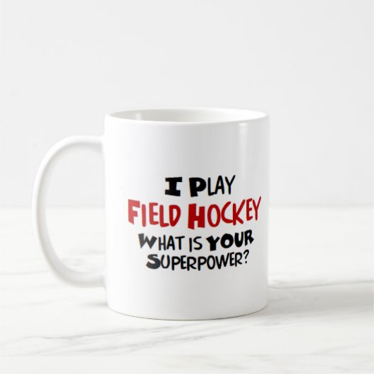 hockeyspeler koffiemok (Links)