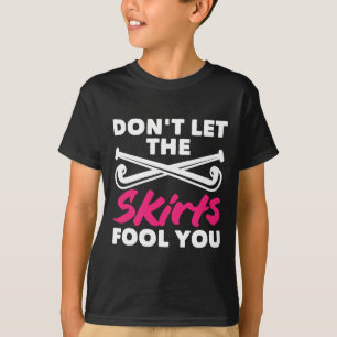 Hockeyspeler Laat je niet misleiden door rokjes T-shirt