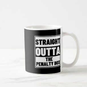 Hockeyspeler rechtstreeks uit de penaltybox Funny Koffiemok