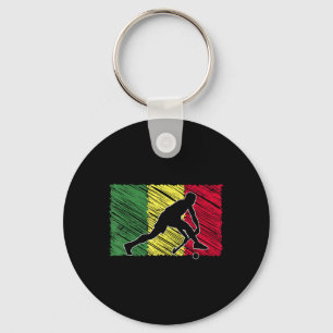 Hockeyspeler Senegalese Vlag Senegal Sleutelhanger