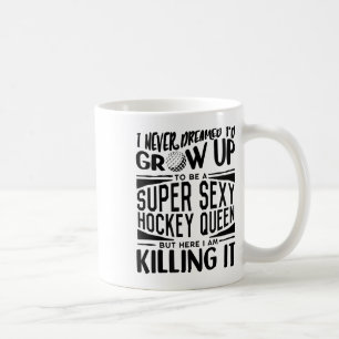 Hockeyspeler Shirt Vrouwen Meisjes Hockey Koffiemok