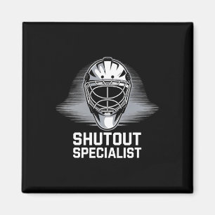 Hockeyspeler Shutout Strafbox Hockey Doelman Magneet