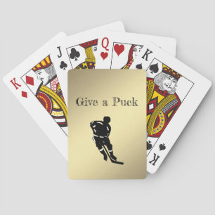 Hockeyspeler Sport Ontwerp Pokerkaarten