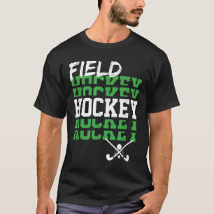Hockeyspeler zegt fans wedstrijd dag team coach t-shirt