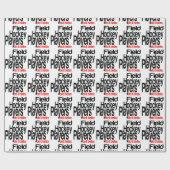 Hockeyspelers doen het beter cadeaupapier (Vlak)