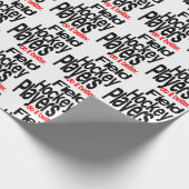 Hockeyspelers doen het beter cadeaupapier (Hoek)