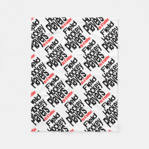 Hockeyspelers doen het beter fleece deken