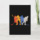 Hockeyspelers Kaart (Voorkant)