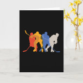 Hockeyspelers Kaart (Gele Bloem)