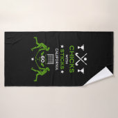 Hockeysport voor vrouwen badhanddoek (Badhanddoek)
