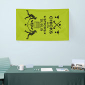 Hockeysport voor vrouwen spandoek (Beurs)
