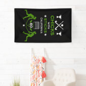 Hockeysport voor vrouwen spandoek (Insitu)