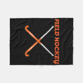 Hockeystick fleece deken (Voorkant (Horizontaal))