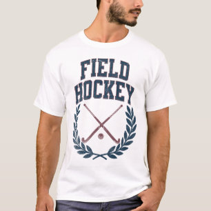 Hockeysticks Krans College Ontwerp Voor Atleten T-shirt