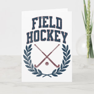 Hockeysticks Krans Hoge School Ontwerp Voor Atlete Kaart