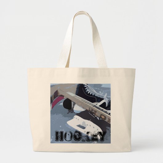 Hockeytas Grote Tote Bag (Voorkant)