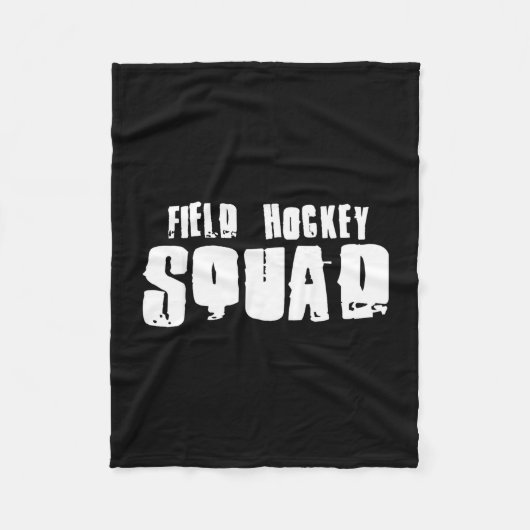 Hockeyteam fleece deken (Voorkant)