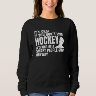 Hockeyteam slimme mensen sport hockey IJshockey p Trui