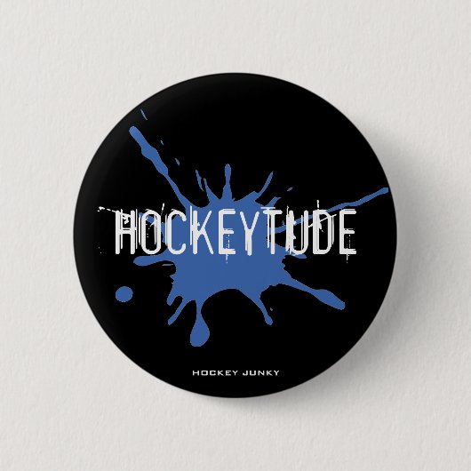 HOCKEYTUDE RONDE BUTTON 5,7 CM (Voorkant)